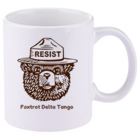 Foxtrots Delta Tangos Funny Foxtrots Delta Tangos 11oz C Handle Ceramic Mug