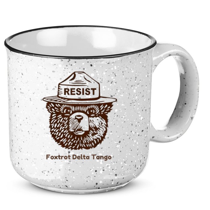 Foxtrots Delta Tangos Funny Foxtrots Delta Tangos 15oz Campfire Ceramic Mug