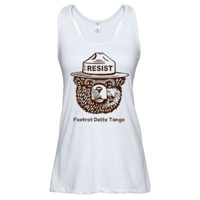 Foxtrots Delta Tangos Funny Foxtrots Delta Tangos Ladies Essential Flowy Tank
