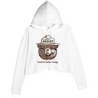 Foxtrots Delta Tangos Funny Foxtrots Delta Tangos Crop Fleece Hoodie