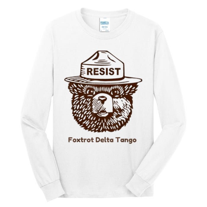 Foxtrots Delta Tangos Funny Foxtrots Delta Tangos Tall Long Sleeve T-Shirt