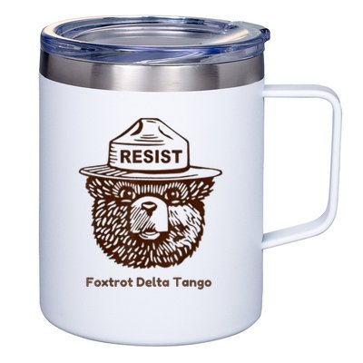 Foxtrots Delta Tangos Funny Foxtrots Delta Tangos 12oz Stainless Steel Coffee Mug