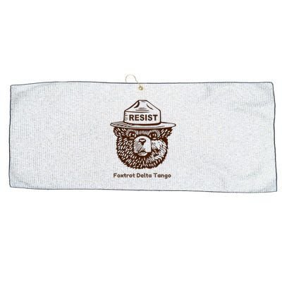 Foxtrots Delta Tangos Funny Foxtrots Delta Tangos Large Microfiber Waffle Golf Towel