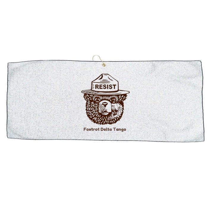 Foxtrots Delta Tangos Funny Foxtrots Delta Tangos Large Microfiber Waffle Golf Towel