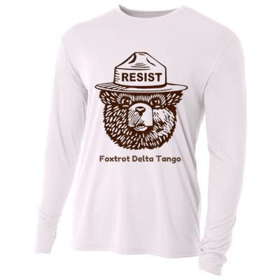 Foxtrots Delta Tangos Funny Foxtrots Delta Tangos Cooling Performance Long Sleeve Crew