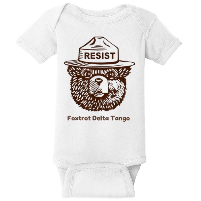 Foxtrots Delta Tangos Funny Foxtrots Delta Tangos Baby Bodysuit