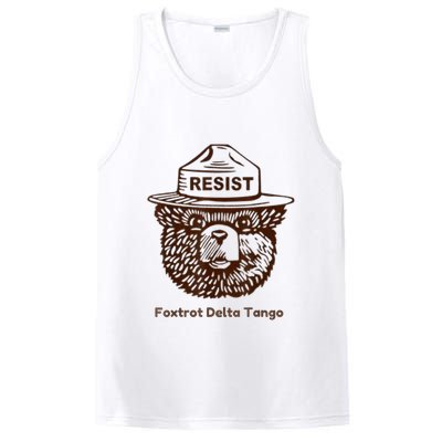 Foxtrots Delta Tangos Funny Foxtrots Delta Tangos PosiCharge Competitor Tank