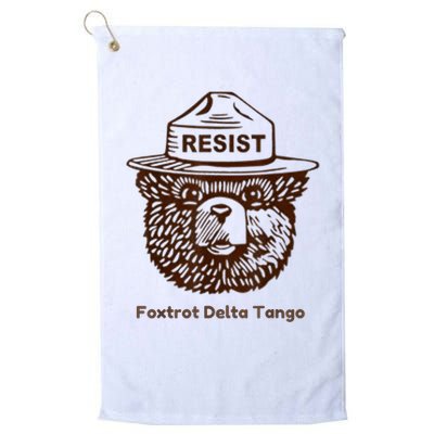 Foxtrots Delta Tangos Funny Foxtrots Delta Tangos Golf Towel