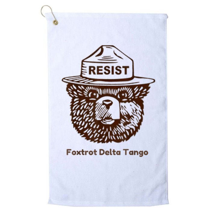 Foxtrots Delta Tangos Funny Foxtrots Delta Tangos Golf Towel
