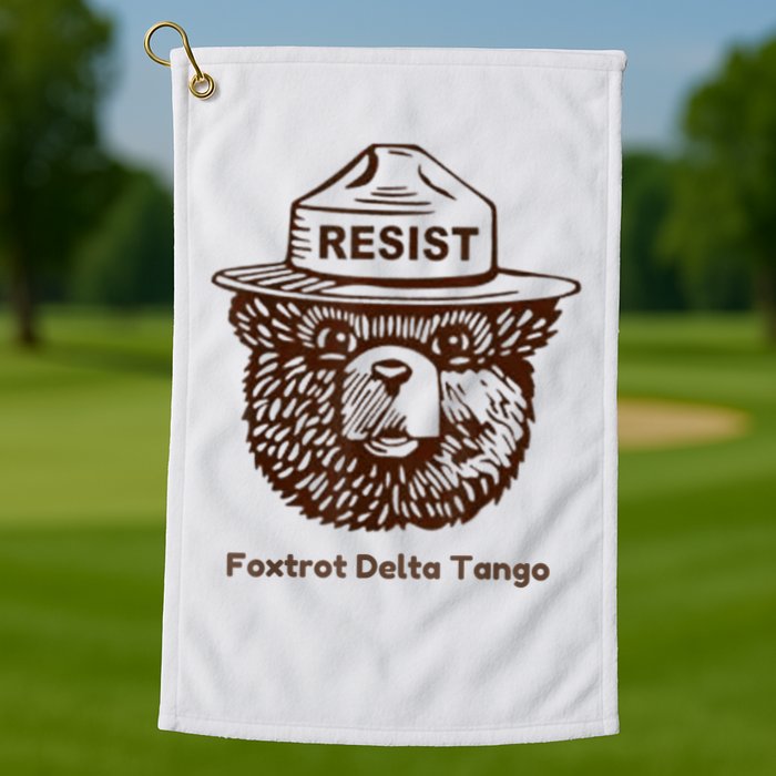 Foxtrots Delta Tangos Funny Foxtrots Delta Tangos Golf Towel