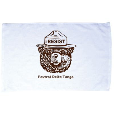Foxtrots Delta Tangos Funny Foxtrots Delta Tangos Microfiber Hand Towel