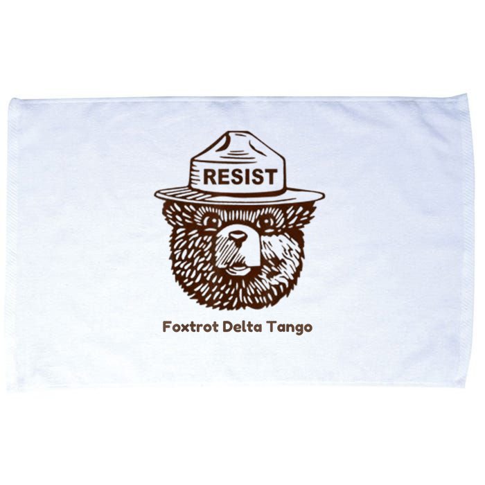 Foxtrots Delta Tangos Funny Foxtrots Delta Tangos Microfiber Hand Towel