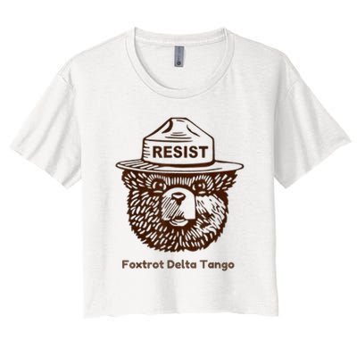 Foxtrots Delta Tangos Funny Foxtrots Delta Tangos Crop Top