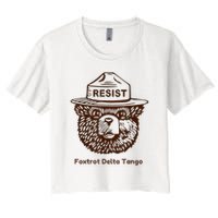 Foxtrots Delta Tangos Funny Foxtrots Delta Tangos Crop Top