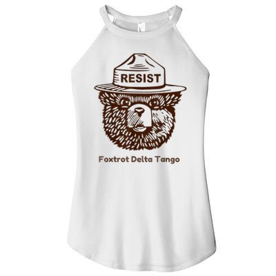 Foxtrots Delta Tangos Funny Foxtrots Delta Tangos Women's Perfect Tri Rocker Tank