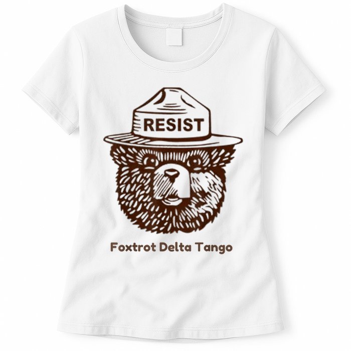 Foxtrots Delta Tangos Funny Foxtrots Delta Tangos Womens T-Shirt