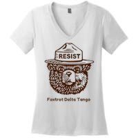 Foxtrots Delta Tangos Funny Foxtrots Delta Tangos Women's V-Neck T-Shirt