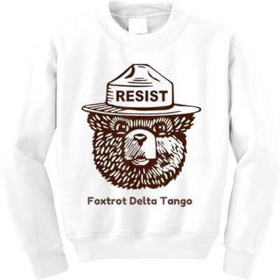Foxtrots Delta Tangos Funny Foxtrots Delta Tangos Kids Sweatshirt
