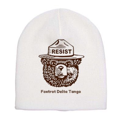 Foxtrots Delta Tangos Funny Foxtrots Delta Tangos Short Acrylic Beanie