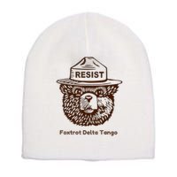 Foxtrots Delta Tangos Funny Foxtrots Delta Tangos Short Acrylic Beanie