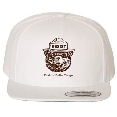 Foxtrots Delta Tangos Funny Foxtrots Delta Tangos Wool Snapback Cap