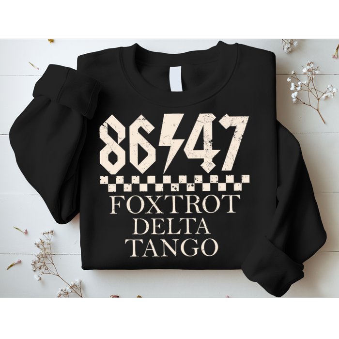Foxtrots Deltas Tangos Sarcastic Retro 80s Style 8647 Rock Sweatshirt