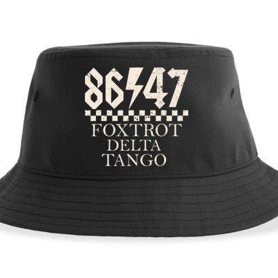 Foxtrots Deltas Tangos Sarcastic Retro 80s Style 8647 Rock Sustainable Bucket Hat