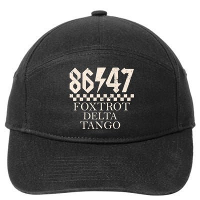 Foxtrots Deltas Tangos Sarcastic Retro 80s Style 8647 Rock 7-Panel Snapback Hat
