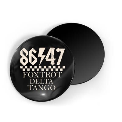 Foxtrots Deltas Tangos Sarcastic Retro 80s Style 8647 Rock Magnet