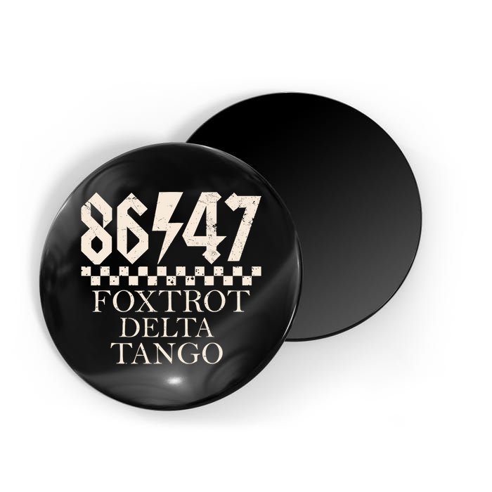 Foxtrots Deltas Tangos Sarcastic Retro 80s Style 8647 Rock Magnet