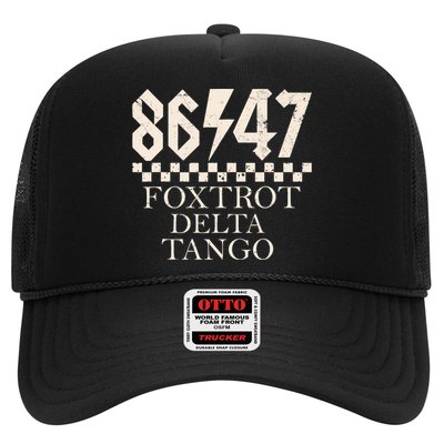 Foxtrots Deltas Tangos Sarcastic Retro 80s Style 8647 Rock Trucker Hat