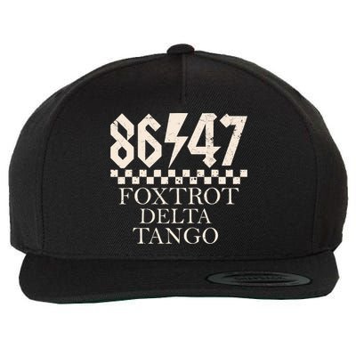 Foxtrots Deltas Tangos Sarcastic Retro 80s Style 8647 Rock Wool Snapback Cap