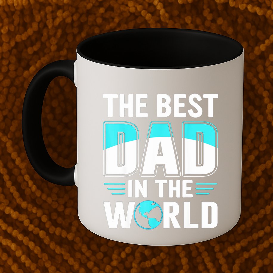 Fathers Day The Best Dad In The World Mug