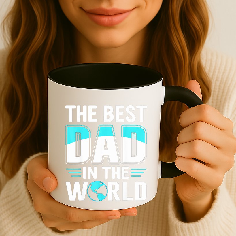 Fathers Day The Best Dad In The World Mug