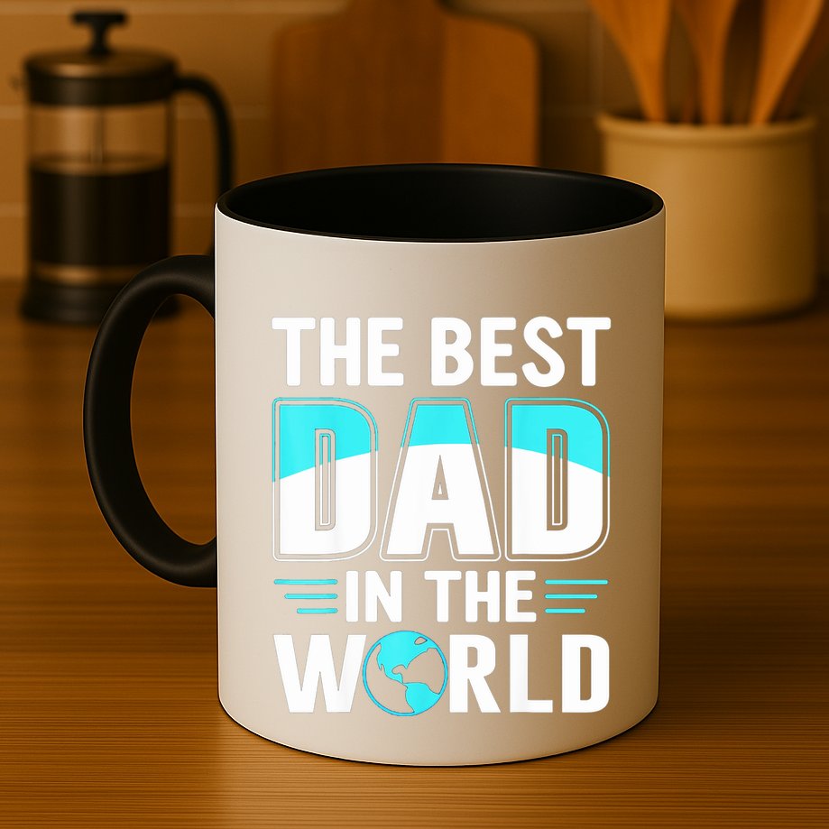 Fathers Day The Best Dad In The World Mug