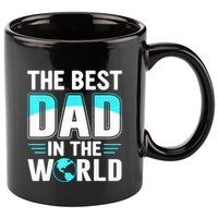 Fathers Day The Best Dad In The World 11oz C Handle Ceramic Mug