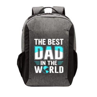 Fathers Day The Best Dad In The World Vector Backpack