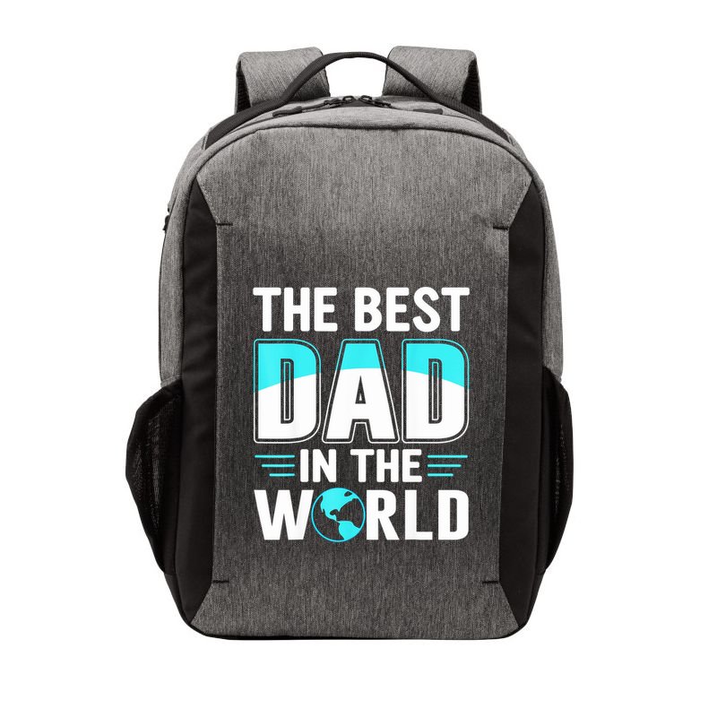 Fathers Day The Best Dad In The World Vector Backpack