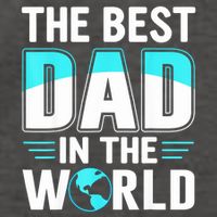 Fathers Day The Best Dad In The World Vector Backpack