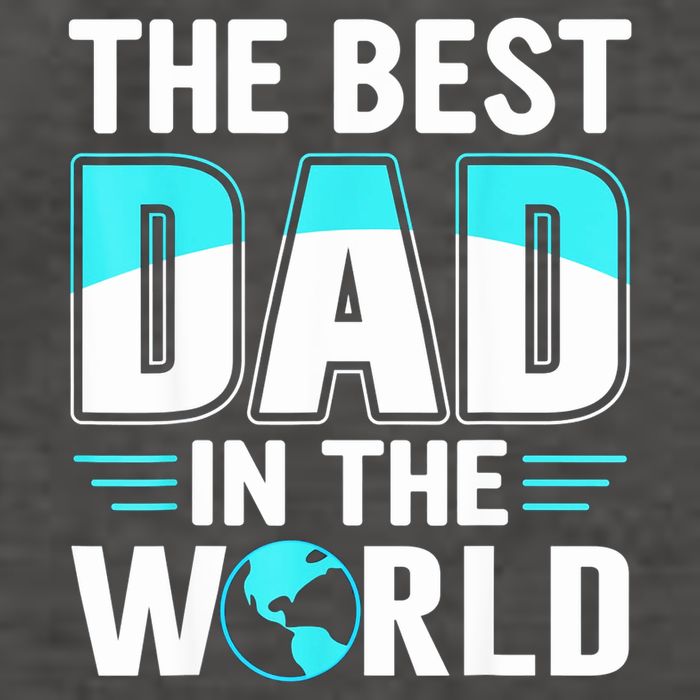 Fathers Day The Best Dad In The World Vector Backpack