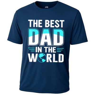 Fathers Day The Best Dad In The World Performance Shirt
