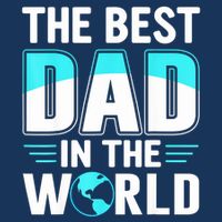Fathers Day The Best Dad In The World 25L Jumbo Tote