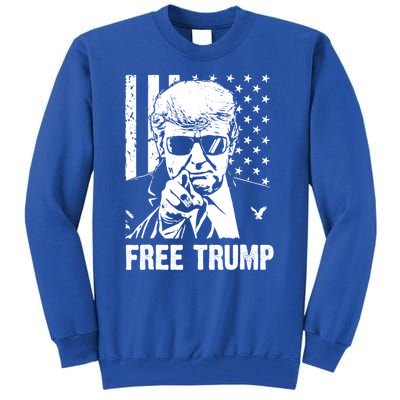 Free Donald Trump Republican Support Tall Sweatshirt