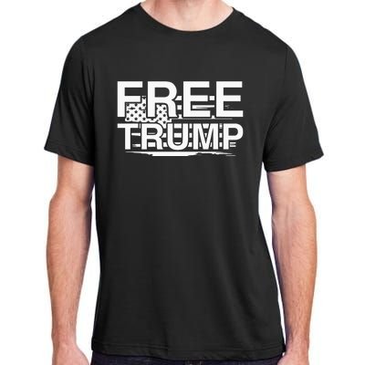 Free Donald Trump Funny Republican Adult ChromaSoft Performance T-Shirt