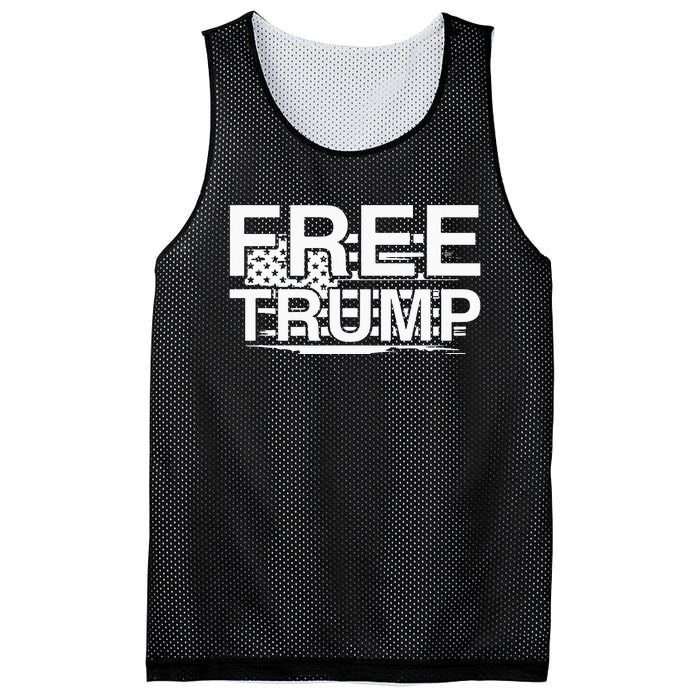 Free Donald Trump Funny Republican Mesh Reversible Basketball Jersey Tank