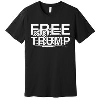 Free Donald Trump Funny Republican Premium T-Shirt