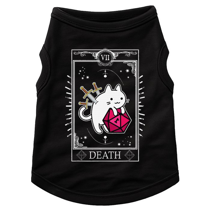 Funny Dungeon Tarot Card Cat Dice D20 Doggie Tank