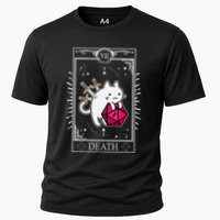 Funny Dungeon Tarot Card Cat Dice D20 Performance Shirt