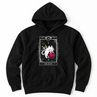 Funny Dungeon Tarot Card Cat Dice D20 Hoodie