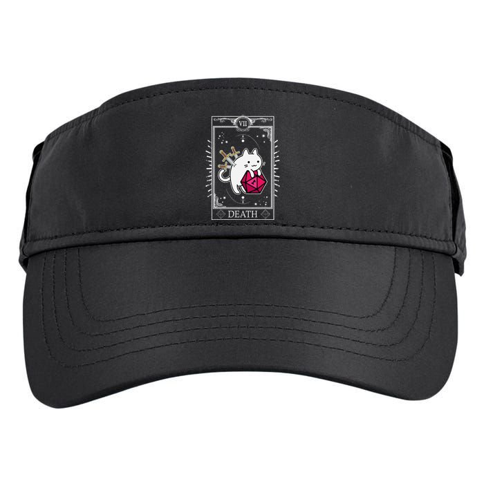 Funny Dungeon Tarot Card Cat Dice D20 Adult Drive Performance Visor